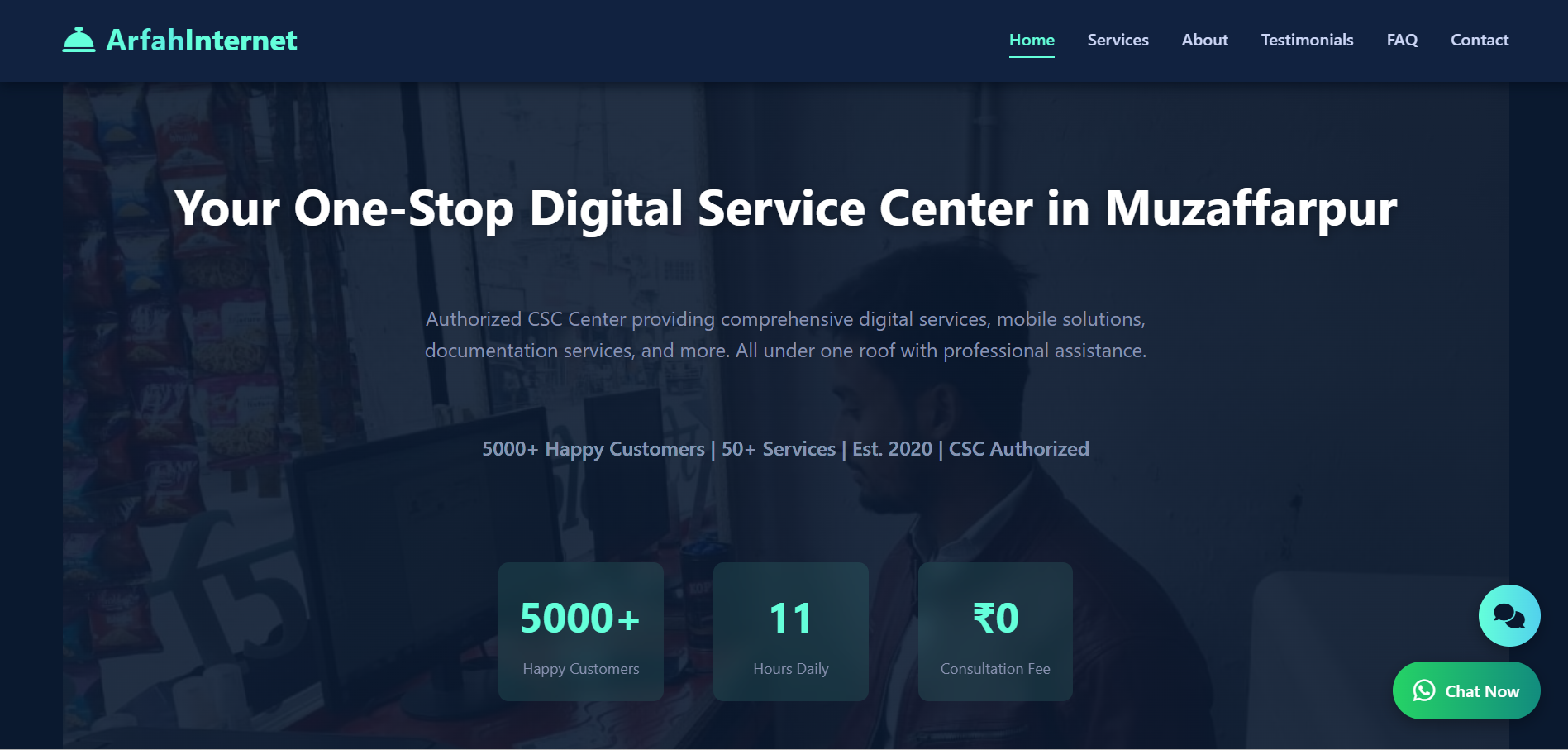 Arfah Internet — Digital Service Center